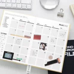Iconic Monochrome Undated Planner [12 Months]