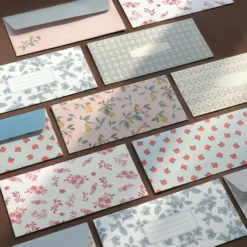 Iconic Pattern Envelope Set - 24 Envelopes + 28 Stickers