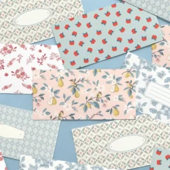 Iconic Pattern Envelope Set - 24 Envelopes + 28 Stickers