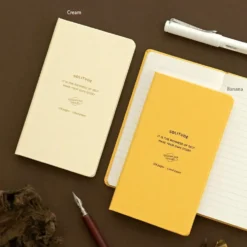 Iconic Solitude Handy Notebook - Pocket Sized, “B7 Nippon Paper” Lined (FP Friendly)