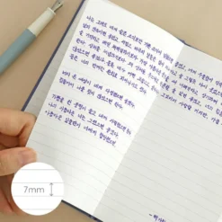 Iconic Solitude Handy Notebook - Pocket Sized, “B7 Nippon Paper” Lined (FP Friendly)