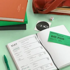 Iconic Souvenir Hardcover B6 Notebook - Grid