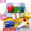 Iwako Japanese School Supply Eraser Set – Cute Puzzle Erasers, Made in Japan