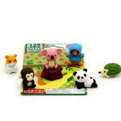 Iwako Puzzle Erasers - Forest Animals (7 Erasers)