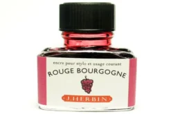 J Herbin Fountain Pen Ink Bottle -- Rouge Bourgogne : Burgundy