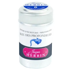 J Herbin Ink Cartridges Tin