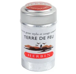 J Herbin Ink Cartridges Tin