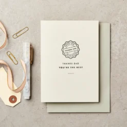 Katie Leamon Greeting Card [Super Dad]