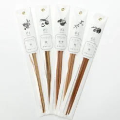 Kawai Tetoca Chestnut Wood Chopsticks – Natural Beeswax Finish, Made in Japan