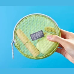 KING JIM FLATTY SHEER Semi-Transparent Pouch