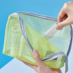KING JIM FLATTY SHEER Semi-Transparent Pouch