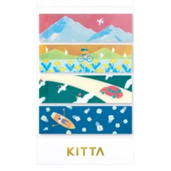 KING JIM KITTA Clear Masking Tape