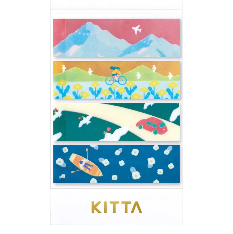 KING JIM KITTA Clear Masking Tape