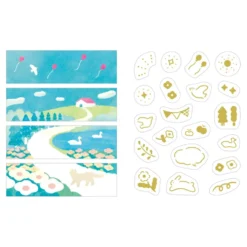 KING JIM KITTA Collage Stickers
