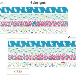 KING JIM KITTA Jabara Folding Washi Tape