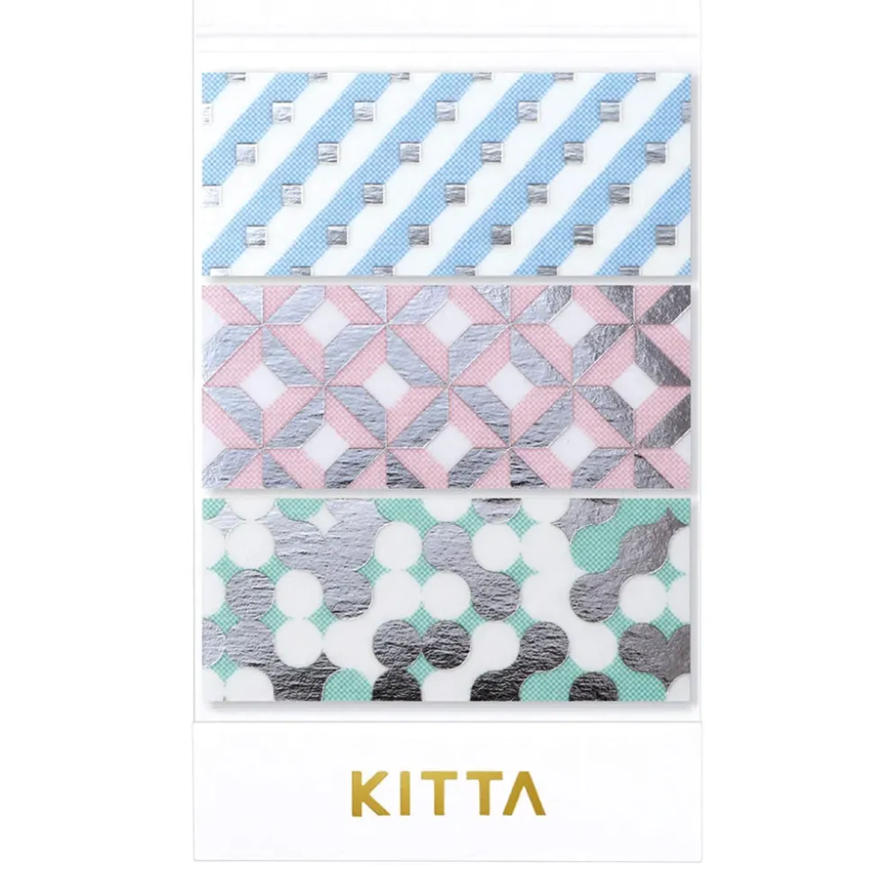 KING JIM KITTA Wide Masking Tape — Geometry