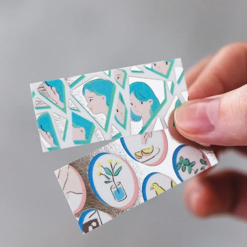 KING JIM KITTA Wide Masking Tape — Geometry
