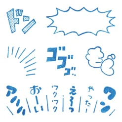 KING JIM Kori Jirushi Clear Stamps vol.2 — Set of 6