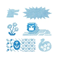 KING JIM Kori Jirushi Clear Stamps — Set of 6