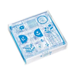 KING JIM Kori Jirushi Clear Stamps — Set of 6