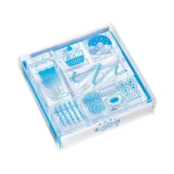 KING JIM Kori Jirushi Clear Stamps — Set of 6