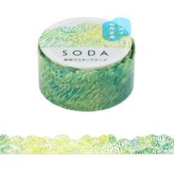 KING JIM SODA Die-Cut Masking Tape - 20mm