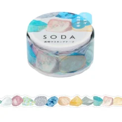 KING JIM SODA Die-Cut Masking Tape - 20mm