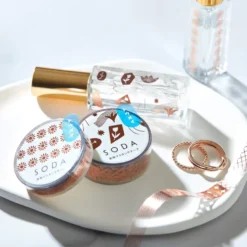 KING JIM SODA Foil Masking Tape - 15mm