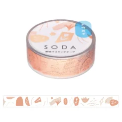 KING JIM SODA Foil Masking Tape - 15mm