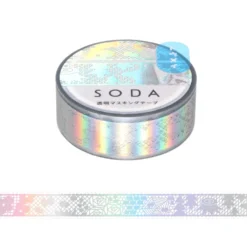 KING JIM SODA Foil Masking Tape - 15mm