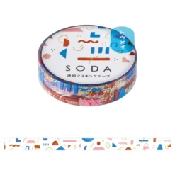 KING JIM SODA Foil Masking Tape - 10mm