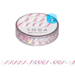 KING JIM SODA Foil Masking Tape - 10mm