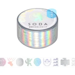 KING JIM SODA Foil Masking Tape - 20mm