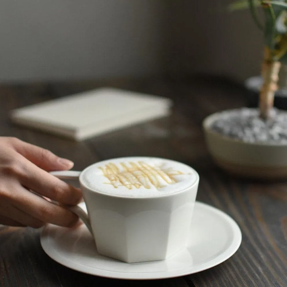 KINTO OCT cup & saucer, 300ml