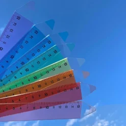 Kitera FUL Pencil Design Acrylic Ruler