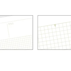 Kleid x Mnemosyne A5 Landscape Pad (2mm Grid Paper)