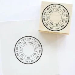 Kodomo No Kao Bullet Journal Stamp - Circular Calendar