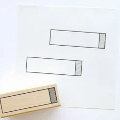 Kodomo No Kao Bullet Journal Stamp - Label Box