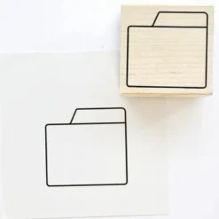 Kodomo No Kao Bullet Journal Stamp - File Folder