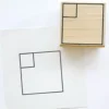 Kodomo No Kao Bullet Journal Stamp - Nested Boxes