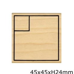 Kodomo No Kao Bullet Journal Stamp - Nested Boxes