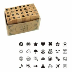 Kodomo No Kao Petit Moji Stamp Set - Small