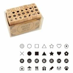 Kodomo No Kao Petit Moji Stamp Set - Small