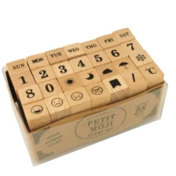 Kodomo No Kao Petit Moji Stamp Set - Large