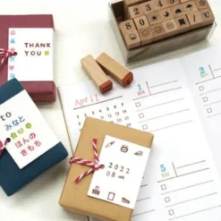 Kodomo No Kao Petit Moji Stamp Set - Large