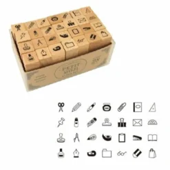 Kodomo No Kao Petit Moji Stamp Set - Large