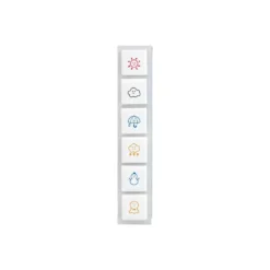 Kodomo No Kao Pochitto6 Push Button Self-Inking Stamp