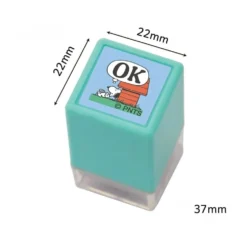 Kodomo No Kao Snoopy Mini Pom Stamp