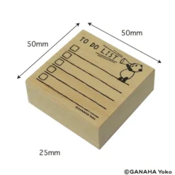 Kodomo No Kao Wooden Stamps - Animal Notebook Series