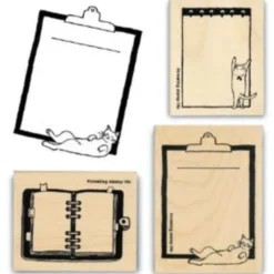 Kodomo No Kao Wooden Stamps - I Love Stamp Series